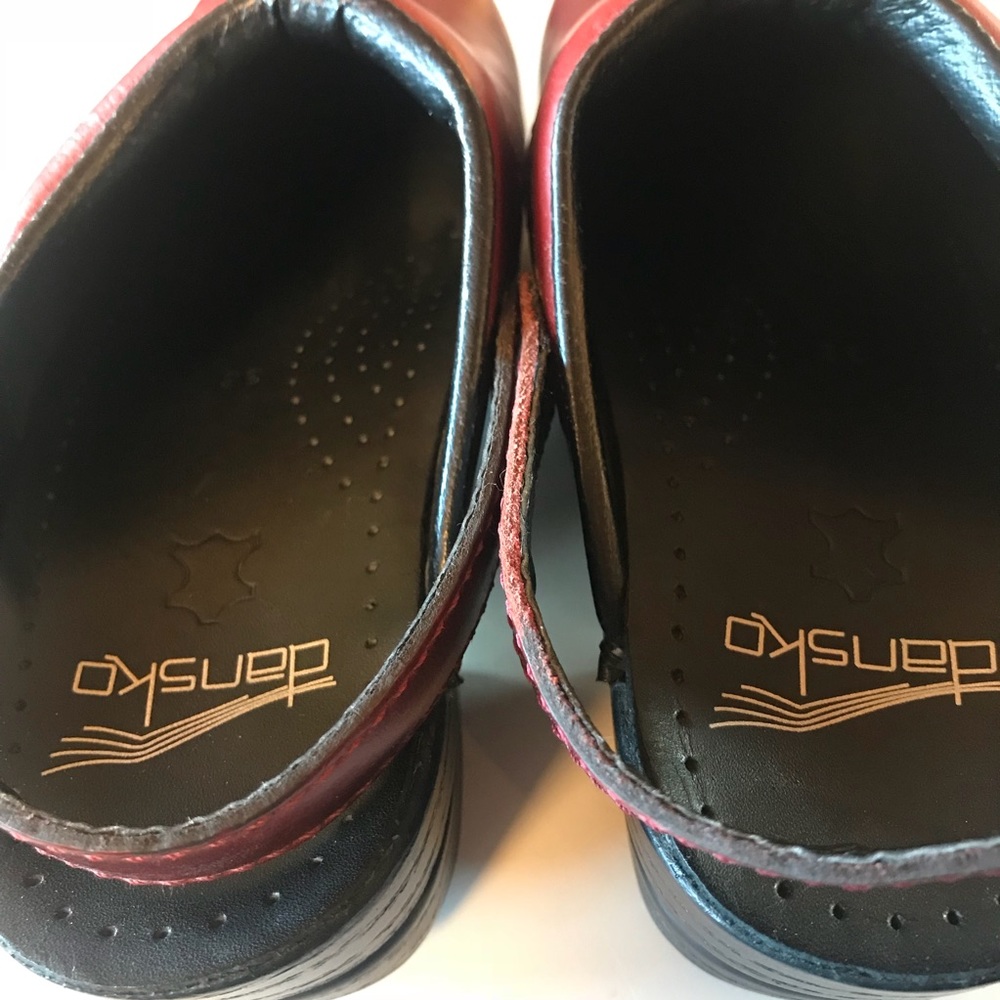 Red Dansko Clogs - Picture 3 of 3